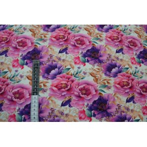 �kotex bambus jersey m/Blomster