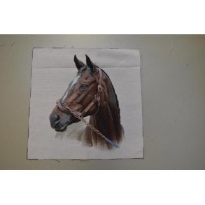 Gobelin stykke; Hest
