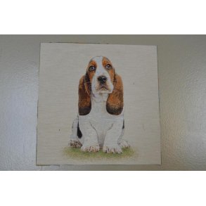 Gobelin stykke, Bassethund