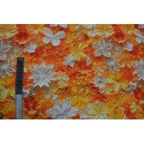 �kotex bomulds jersey, Blomster 