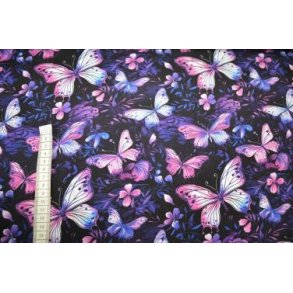 �kotex bambus jersey, Sommerfugle