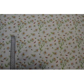 �kotex bomulds jersey, Blomster