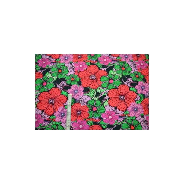 �kotex bomulds jersey, Blomster