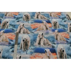 Organic bomulds jersey m/Isbj�rn