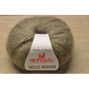 Dolce mohair, M�rk beige