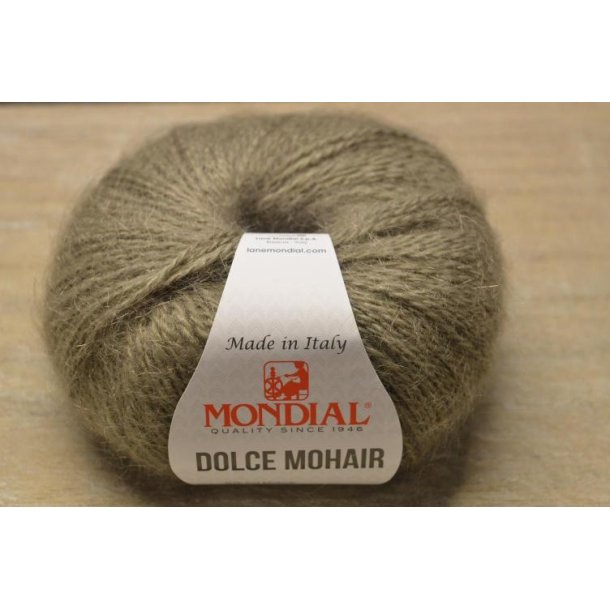 Dolce mohair, M�rk beige
