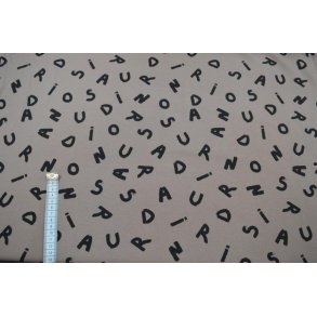 Ruet isoli, Soft Sweat Letters, Taupe