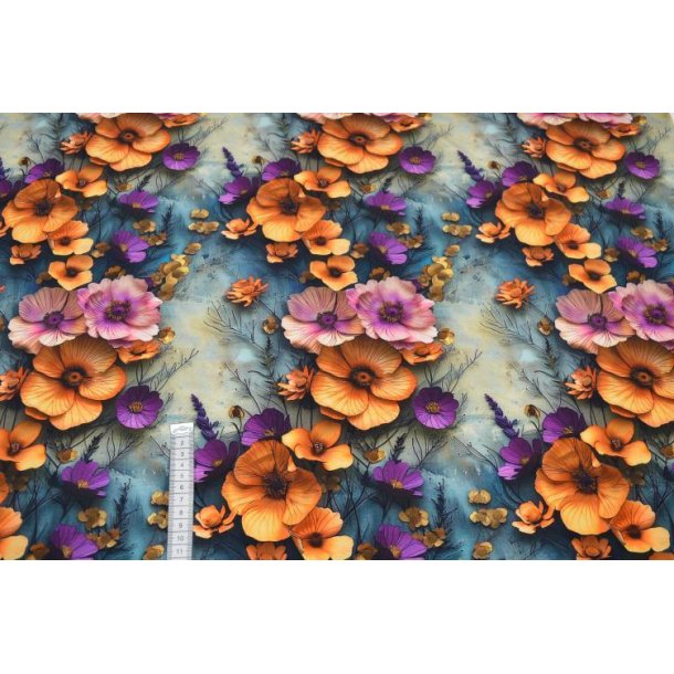 �kotex bomulds jersey, Flower painting