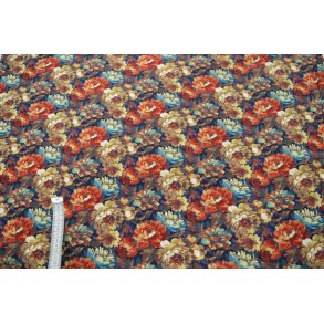 Viscose poplin digital, Blomster