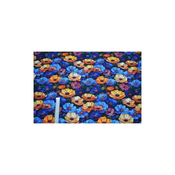 �kotex bambus jersey m/blomster