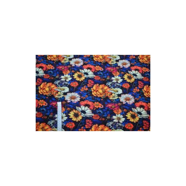 �kotex bambus jersey m/Blomster