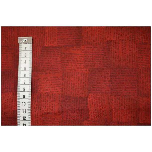 R�d/bordeaux m/skrift