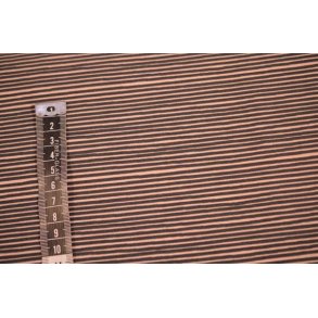 �kotex bomulds jersey Smalstribet Pudder/sort