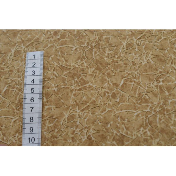 Patchworkstof Beige m�nstret