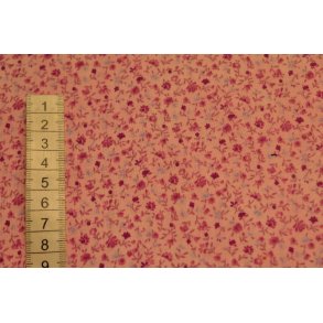 Patchwork stof Hvid m/sm� blomster