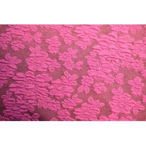 �kotex jacquard Lilla m/blomster
