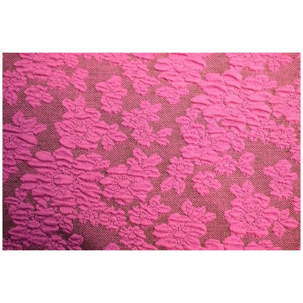 �kotex jacquard Lilla m/blomster