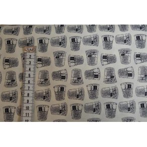 Patchworkstof m/fingerb�l