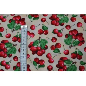 Patchwork stof m/Kirseb�r