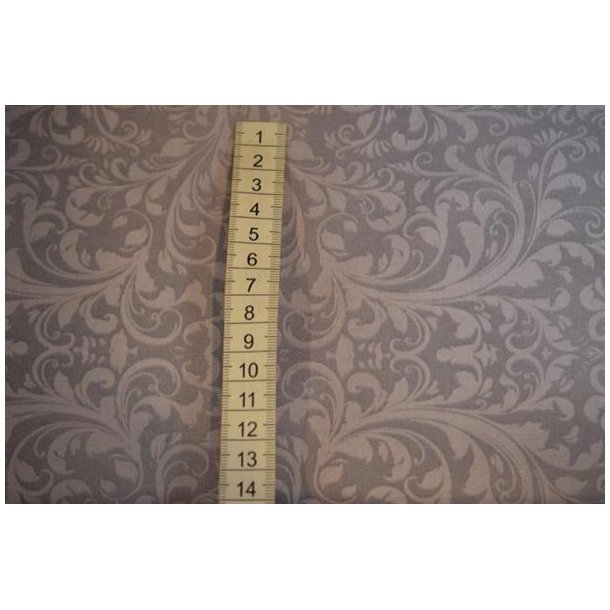 Gr� patchwork stof m/ranker