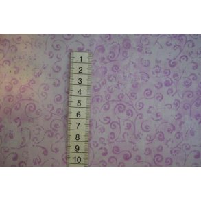 Lys lilla meleret m/snirkler