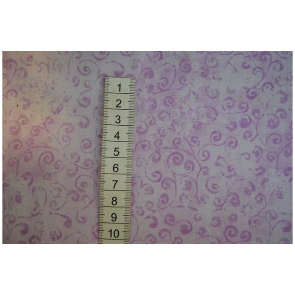 Lys lilla meleret m/snirkler