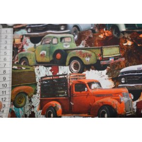 �kotex bomulds jersey m/Gamle biler