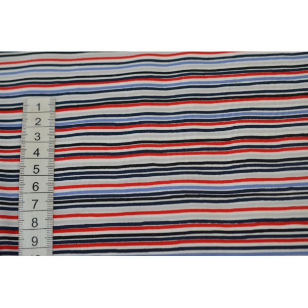 �kotex bomulds jersey Smal Stribet 