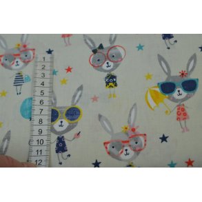�kotex bomuld Kanin m/briller