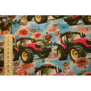 �kotex bomulds jersey m/Traktor