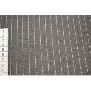 Kraftig jersey Koksgr� m/n�lestrib