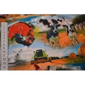 �Kotex bomulds jersey m/Husdyr