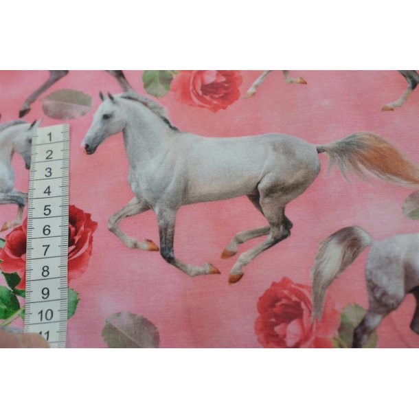 �kotex bomulds jersey m/Heste
