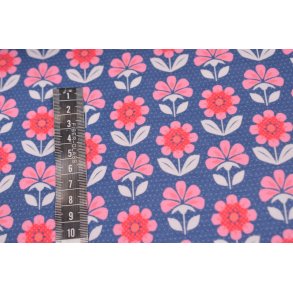 �kotex bomulds jersey m/blomster