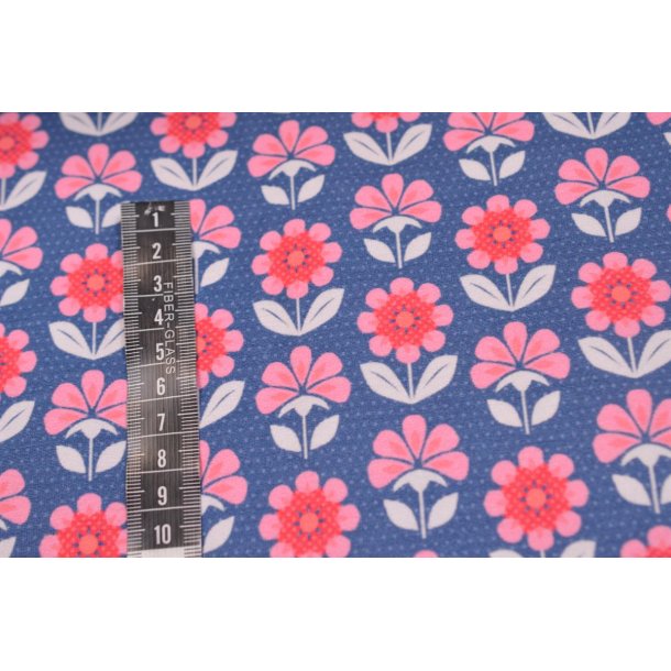 �kotex bomulds jersey m/blomster