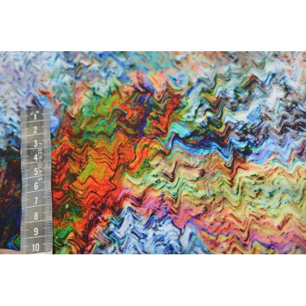 Viscose jersey m/Digital print