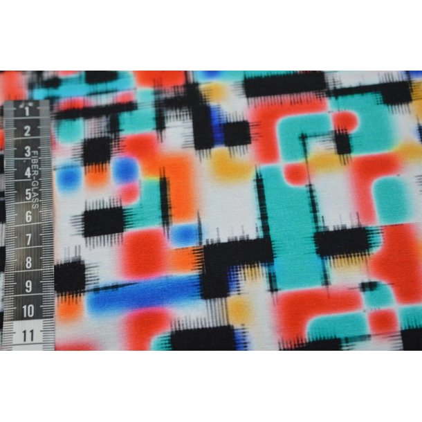 Viscose jersey m/Digital print