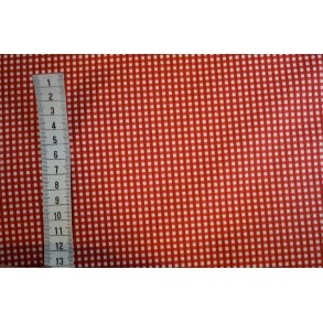 Patchworkstof R�dlig m/sm� tern