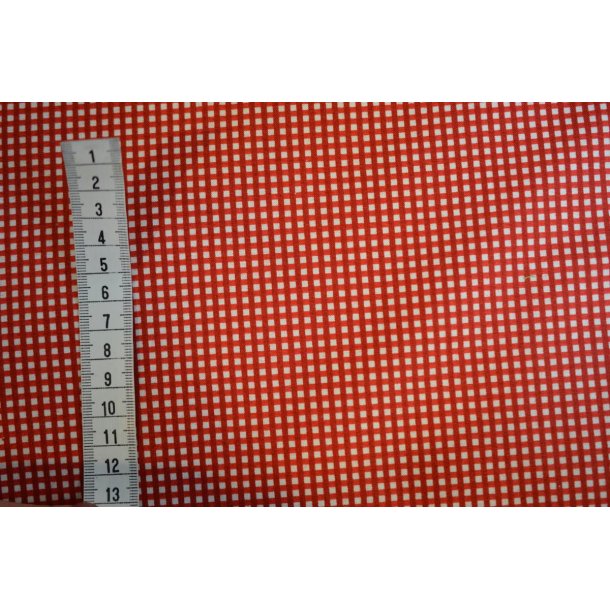 Patchworkstof R�dlig m/sm� tern