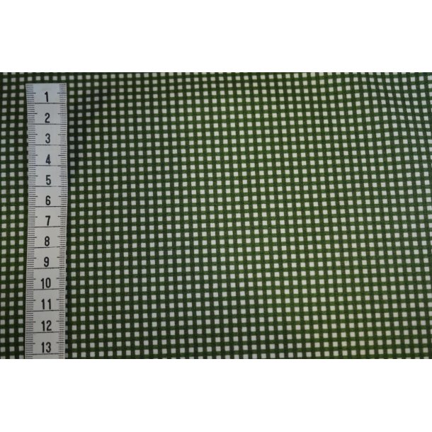 Patchwork stof gr�nlig m/sm� tern