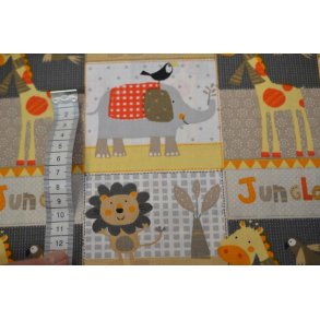 �kotex bomuld m/L�ve,giraf, elefant