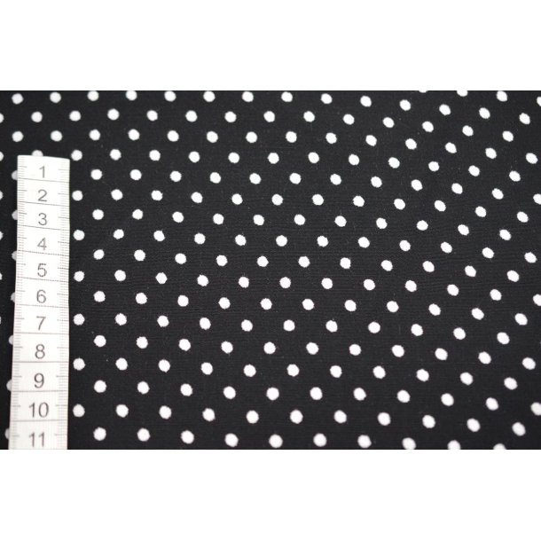 Viscose Sort m/prikker