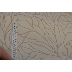 Gardinstof Sand m/m�rkbeige m�nster