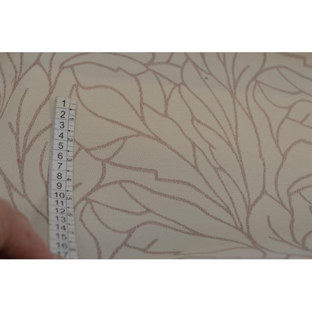 Gardinstof Sand m/m�rkbeige m�nster