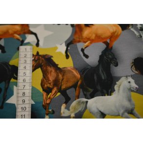 �kotex bomulds jersey m/Heste