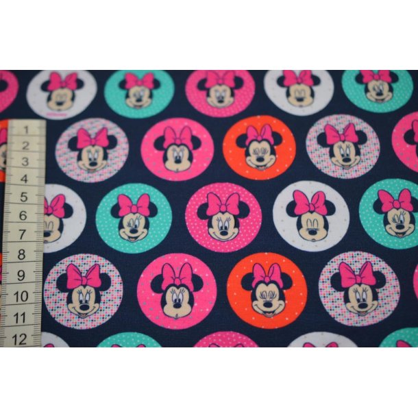 �kotex bomulds jersey m/Minnie Mouse