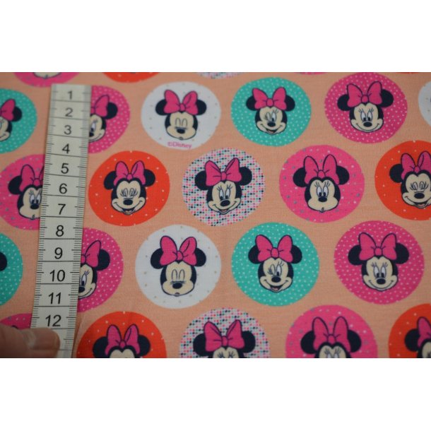 �kotex bomulds jersey m/Minnie Mouse