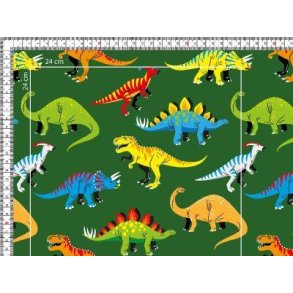 �kotex bomulds jersey m/Dinosaur