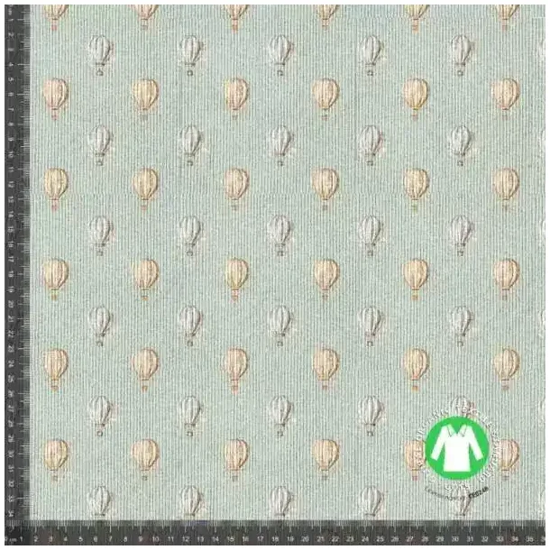 Gots rib jersey, Balloner