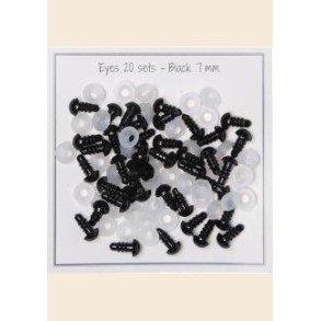 Sorte Sikkerheds�jne 7 mm